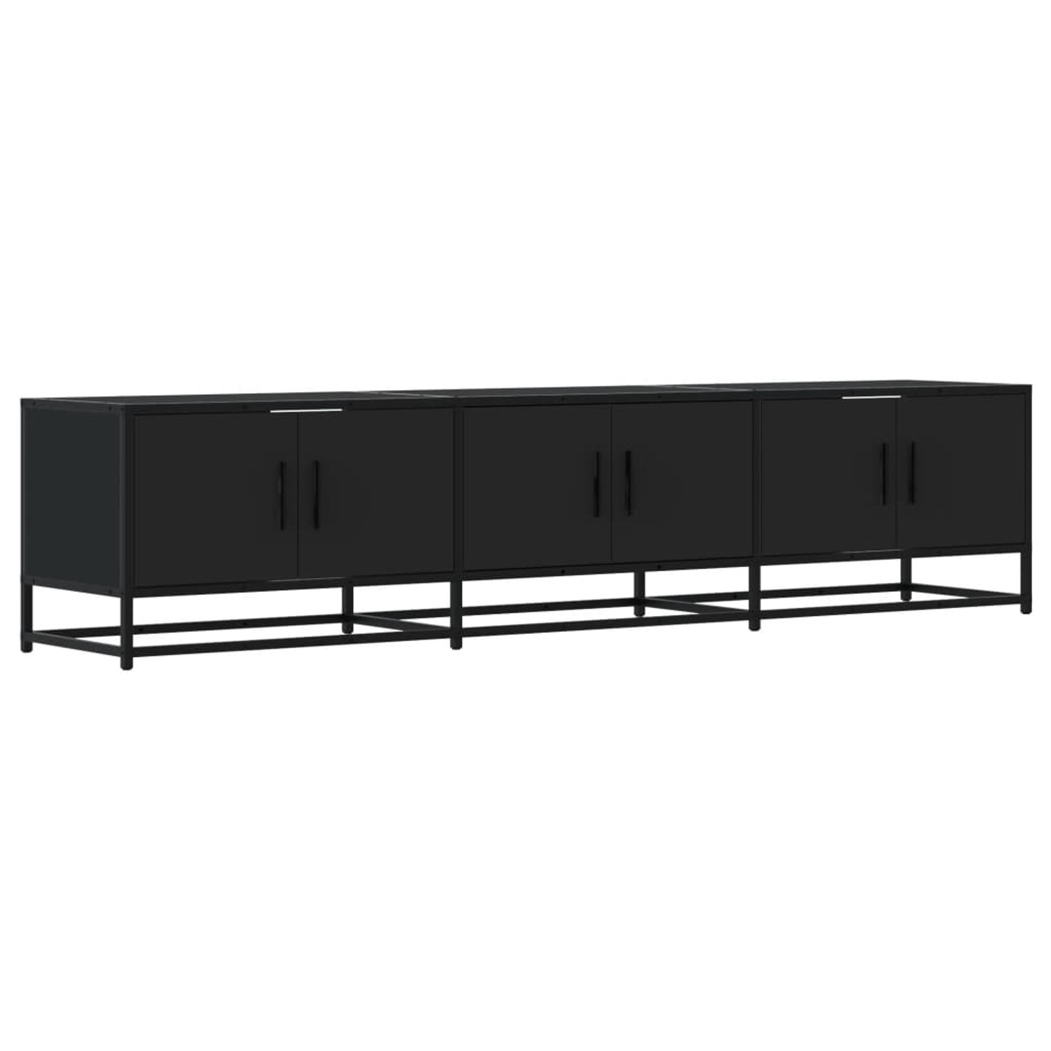 vidaXL TV-Schrank Schwarz 180x35x41 cm Holzwerkstoff 3300785
