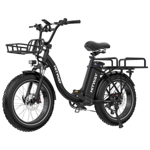 HITWAY E-Bike BK6S PLUS 20×4,0 Zoll 27Ah BMS Akku Reichweite 140-160KM 250W 7-Gang APP NFC