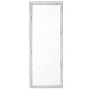 Beliani Wandspiegel BENON Cremeweiß 3x50x130