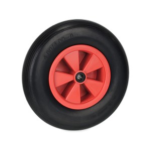Relaxdays Schubkarrenrad Vollgummi Schwarz Pannensicher 4.80/4.00-8 1,8 kg