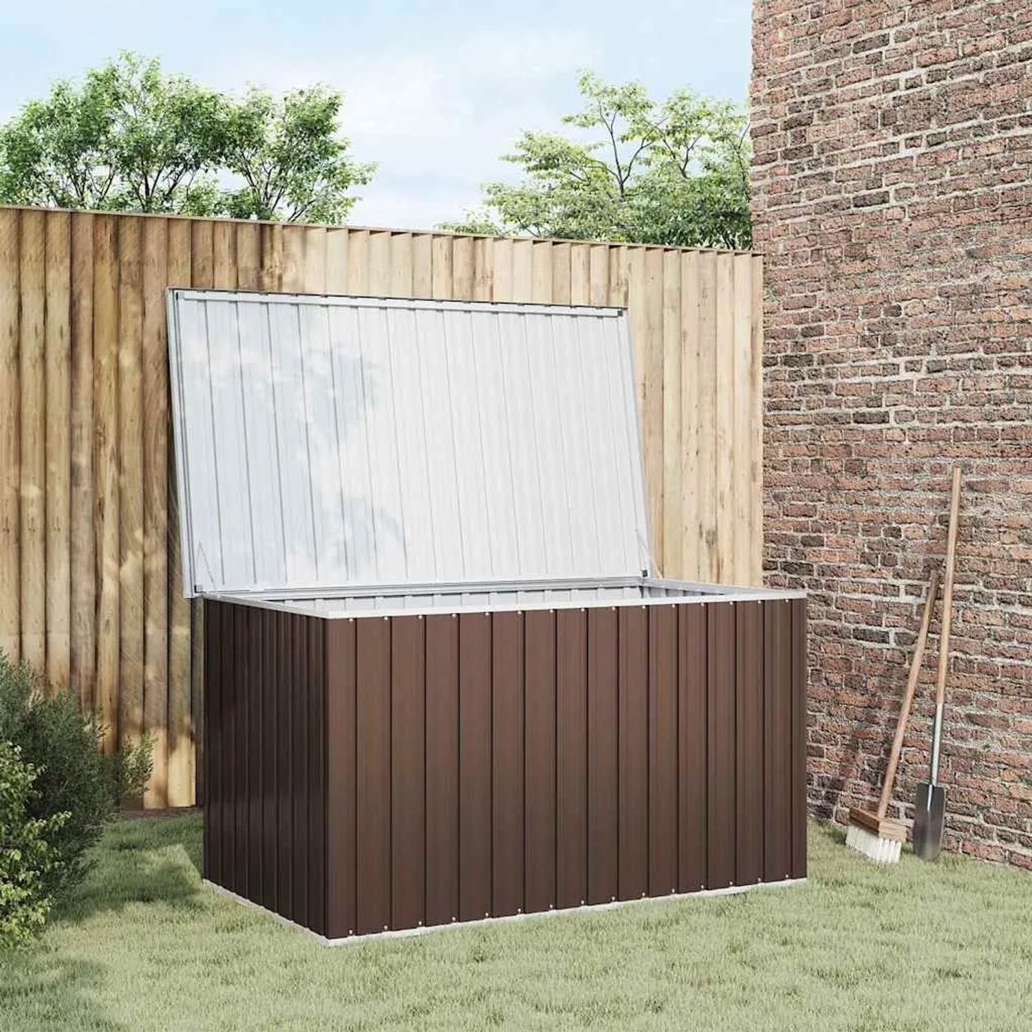 Furnicato Gartenbox Braun 171 X 99 X 93 Cm