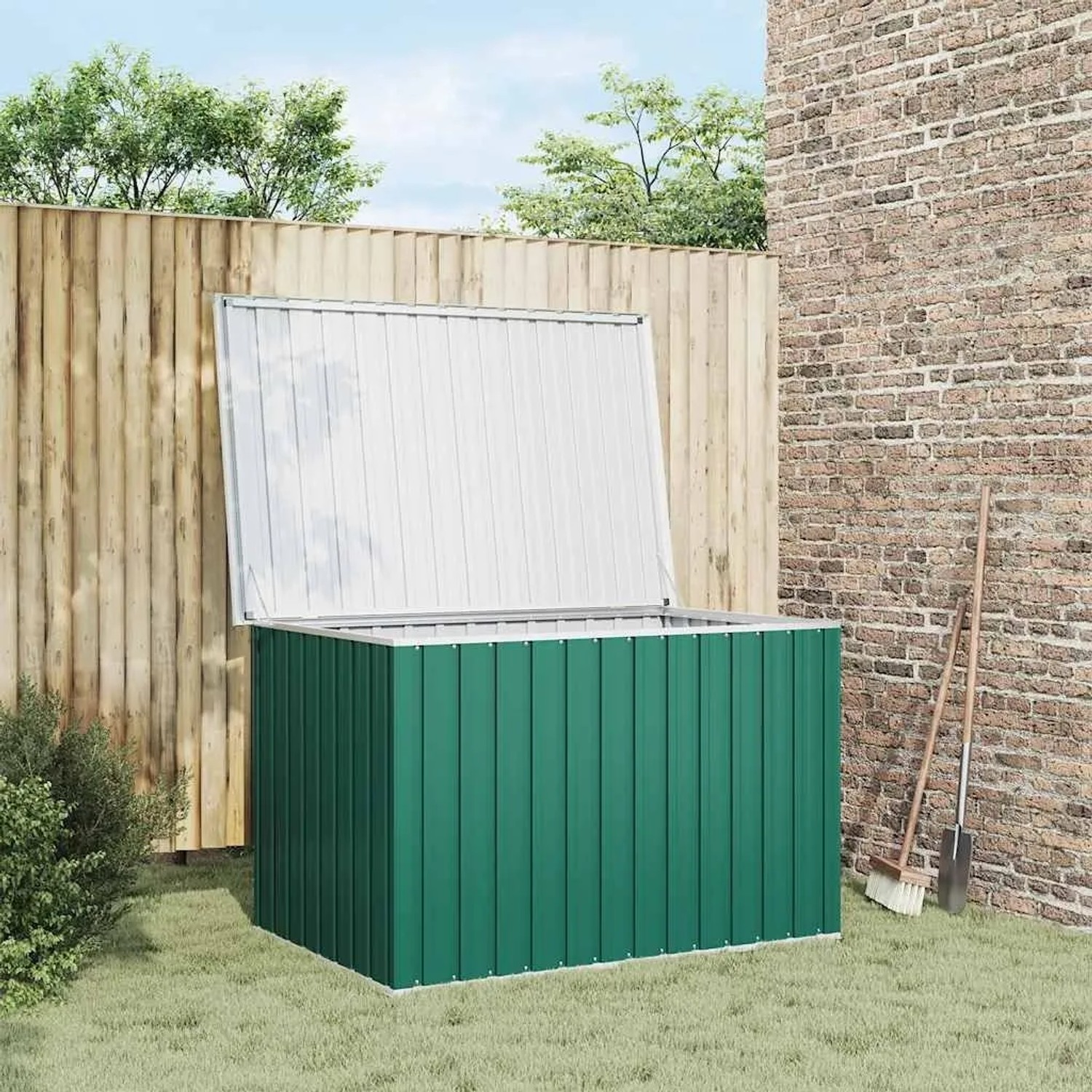 Furnicato Gartenbox Grün 149x99x93 Cm