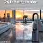 Echos Turmventilator Eco-1220 mit HEPA Filter, 24 Stufen und Fernbedienung im Wohnraum.