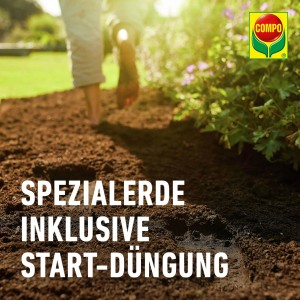 Compo Qualitäts-Blumenerde ca. 50 Prozent weniger Gewicht 1 x 25 l