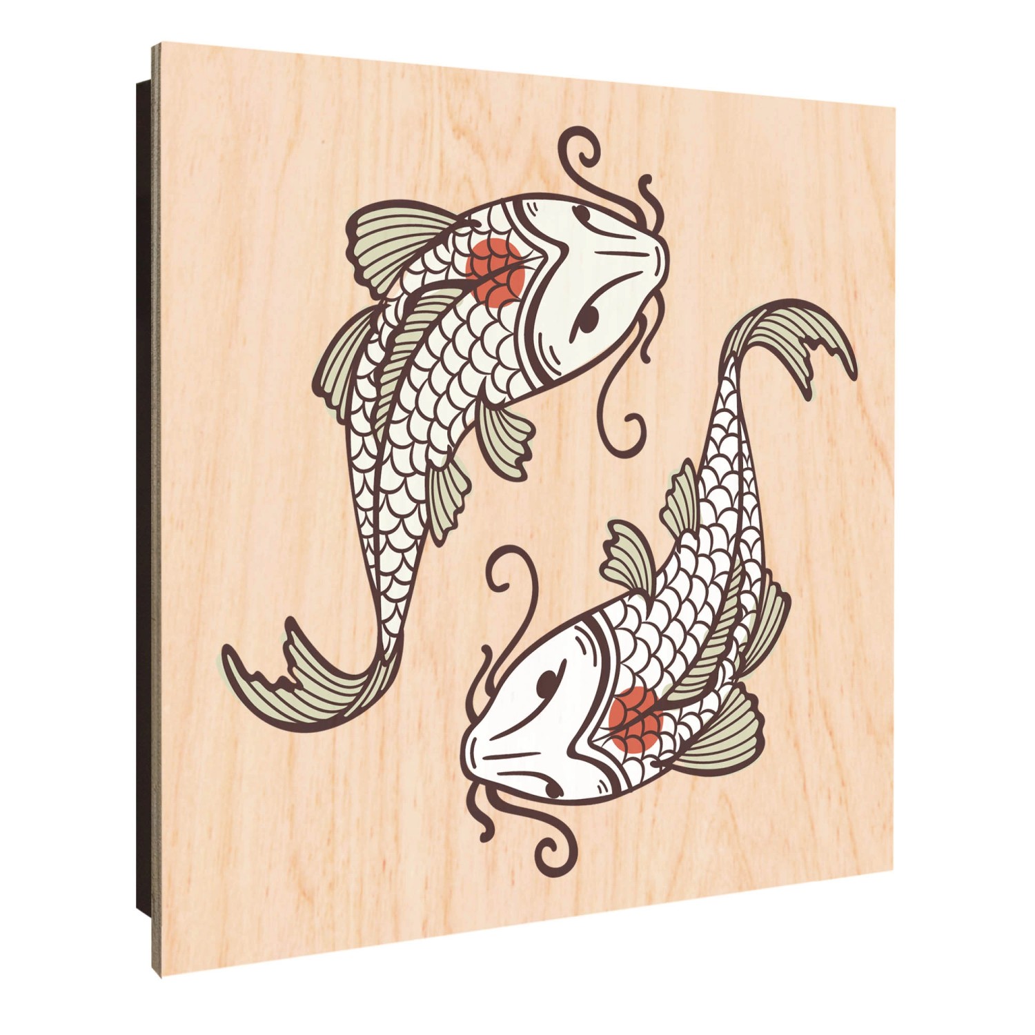 Banjado Großer Schlüsselkasten Holz 30x30cm Schwarz Scharnier Links 50 Hake günstig online kaufen