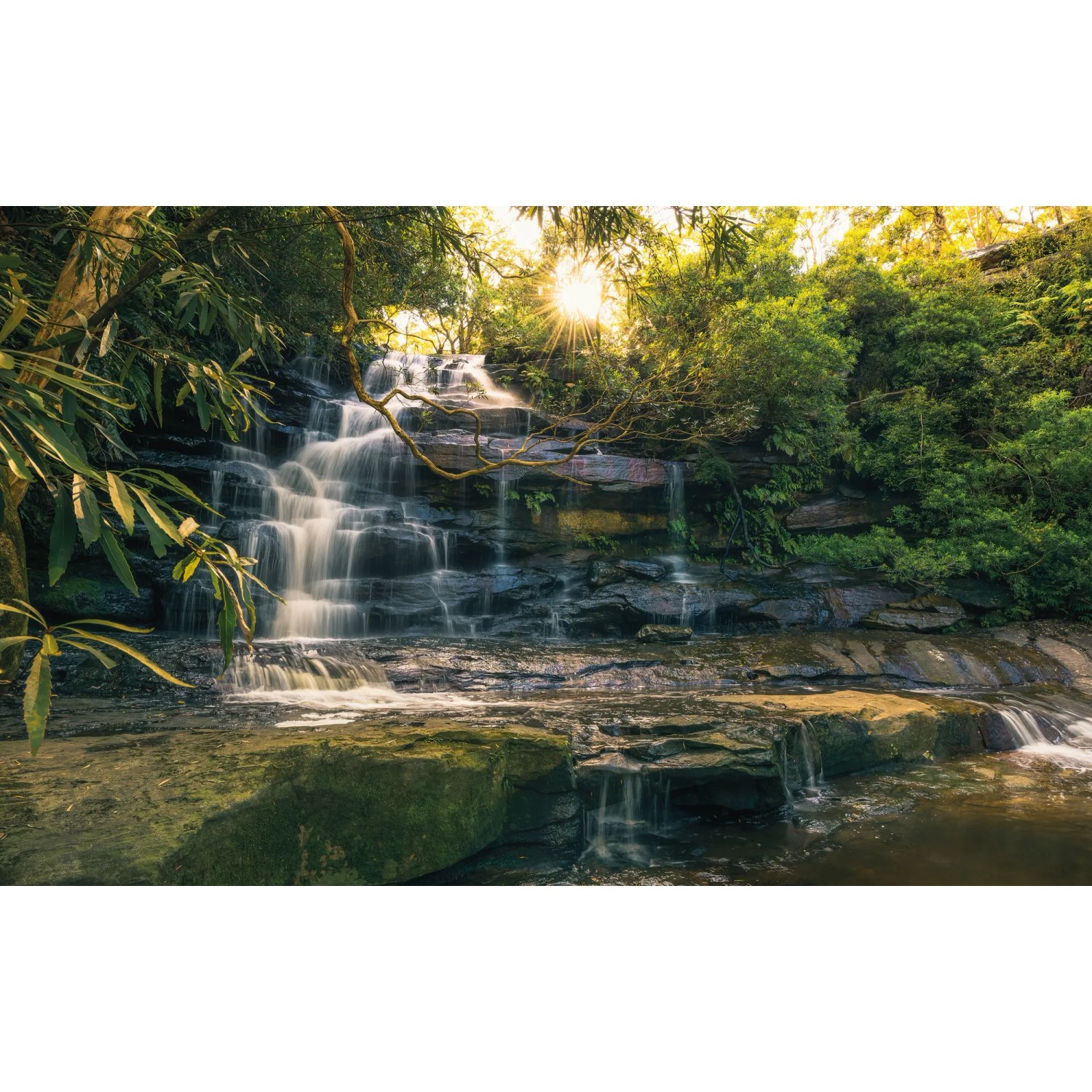 Vlies Fototapete Golden Falls