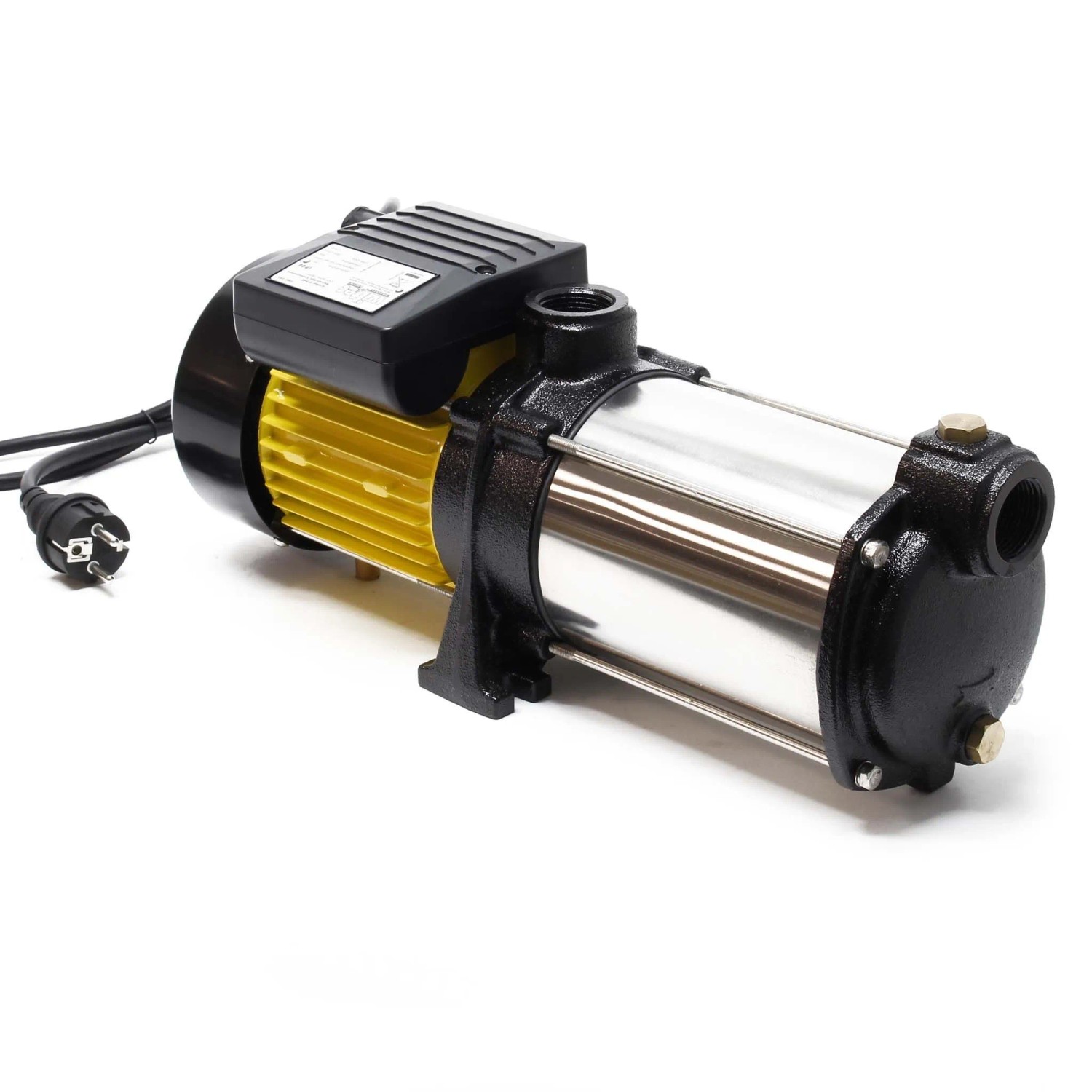 Wiltec Kreiselpumpe Mehrstufig 6600L/H 900W 55M Hauswasserwerk Wasserpumpe Jetpumpe