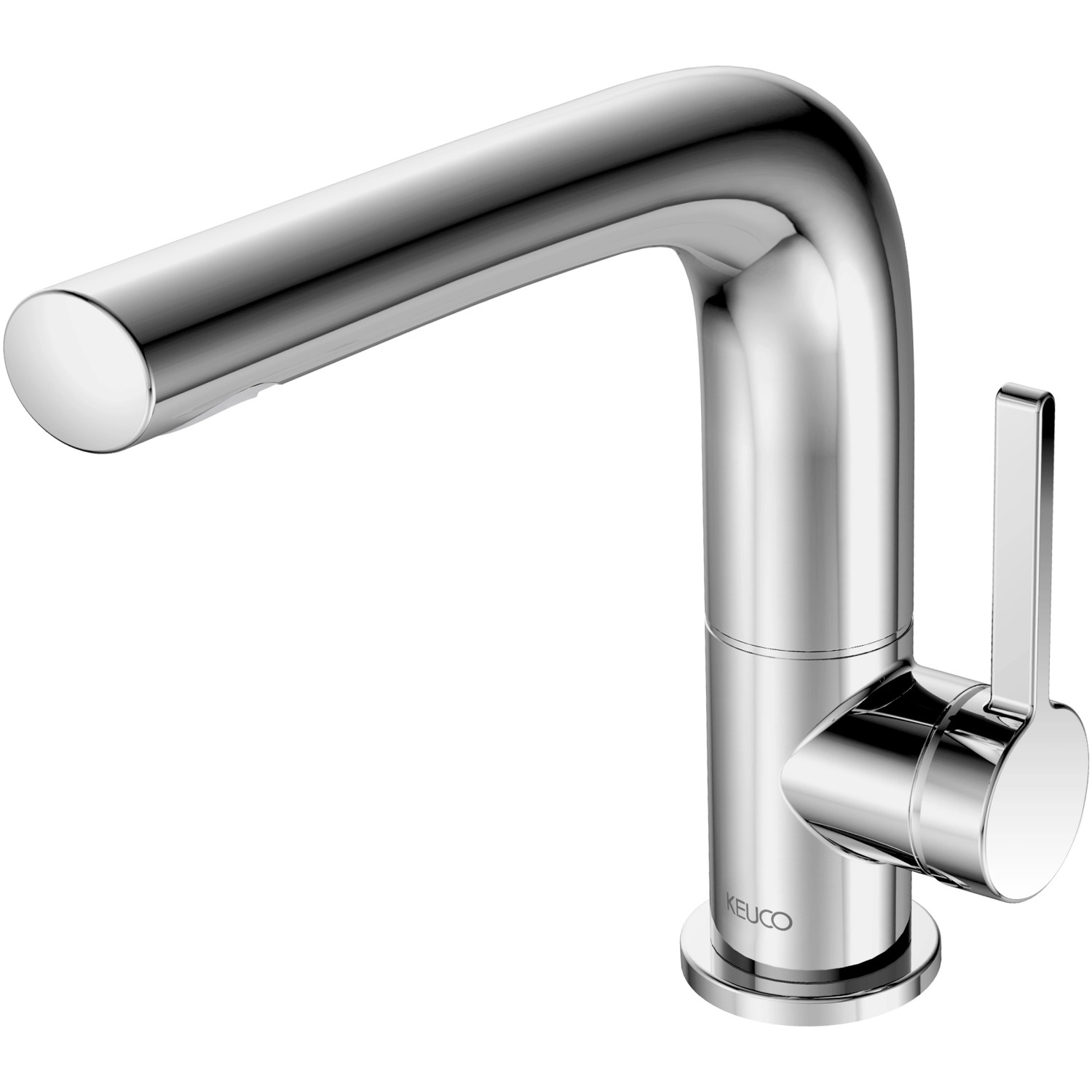 Keuco EHM-Waschtischmischer 150 Edition 400 51505 Chrom mit schwenkbarem Auslauf