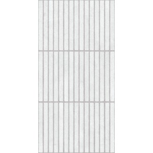 Wandfliese Materia Kitkat, Steingut, weiß matt, 30x60 cm. Moderne Bad- und Küchenfliese.