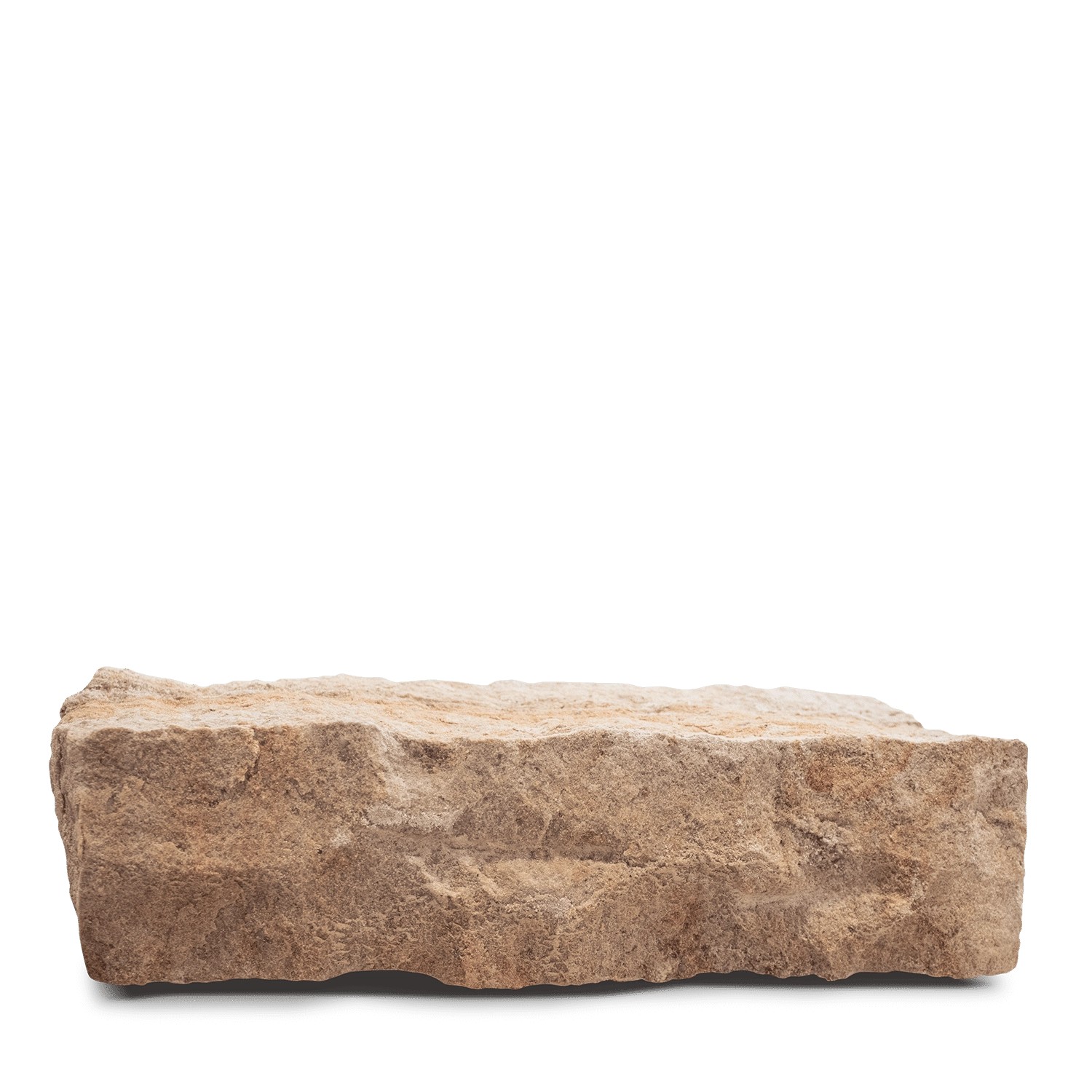 Galamio Sandstein Randstein, 40x20x10 cm, gespalten, ideal für rustikale Gartengestaltung.