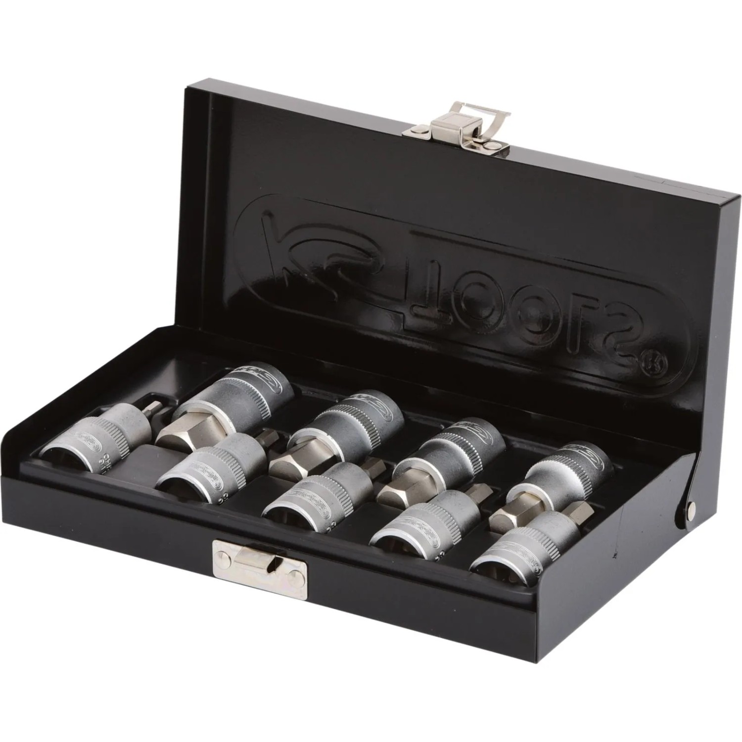 KS TOOLS 1 2 Zoll Bit Stecknuss Satz Innensechskant Kurz 9Tlg  911 1321