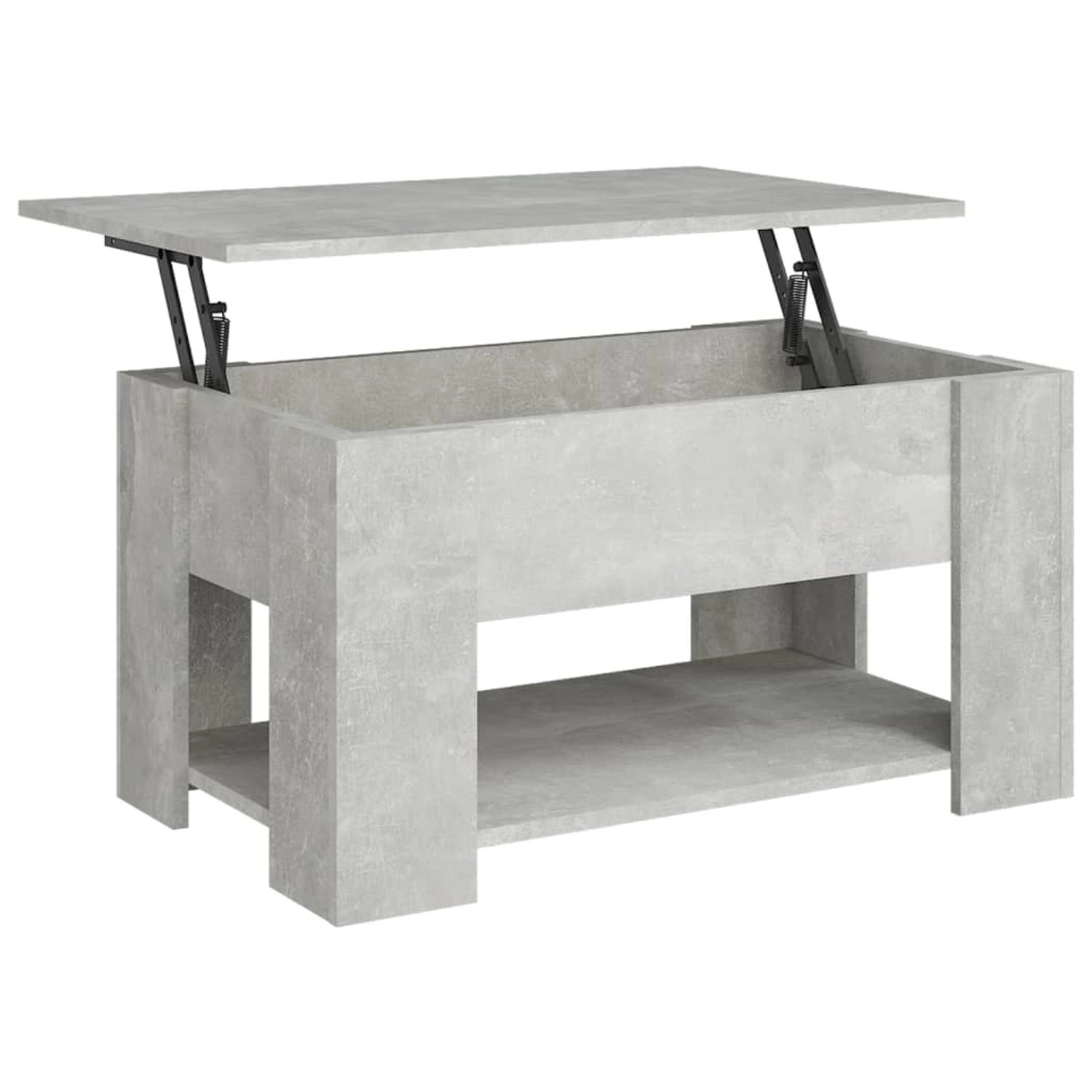 vidaXL Couchtisch Betongrau 79x49x41 cm Holzwerkstoff günstig online kaufen