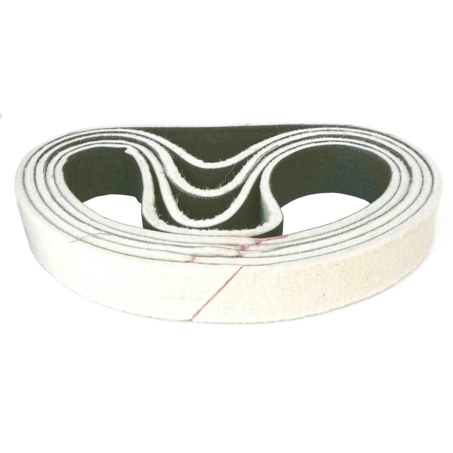 Score-Abrasives Schleifband Vlies 40x760 mm Körnung Polieren in Weiss 5 Stück