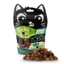 Lucky Lou Katzen-Trockenfutter Cubes Mixpack, 80g. Katzensnack mit Huhn, Hirsch und Gans. Getreidefrei.