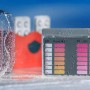Summer Fun Pooltester: Wassertestgerät mit Chlormethode und Nachfülltabletten (2x30 Stück) zur Chlor/pH-Wert Messung.