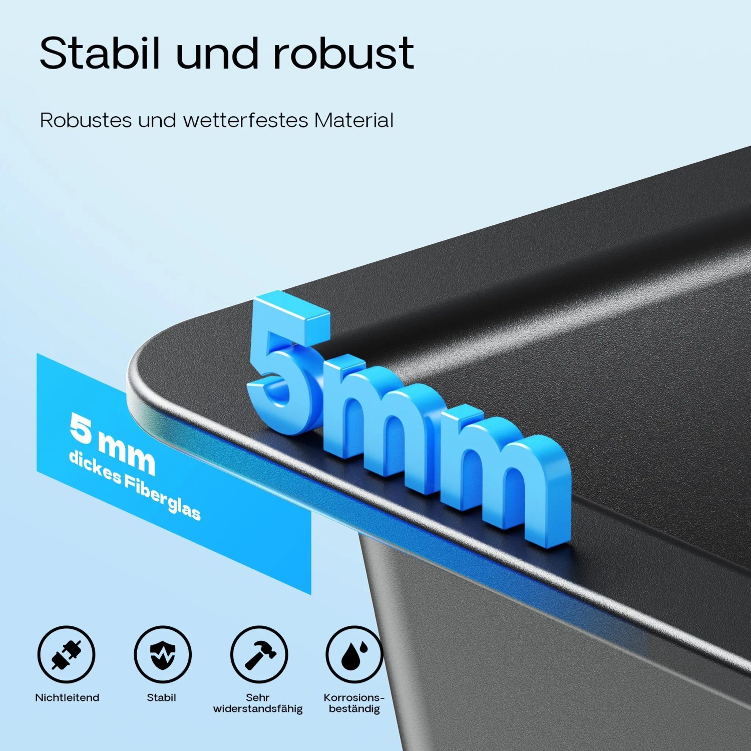 Sunsun Wasserfall Garten Bachlaufschale 60L Teichschale Wasserkaskade Teichwanne_6