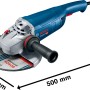 Bosch Professional Winkelschleifer GWS 22-230 J mit Trennscheibe und Zusatzhandgriff.