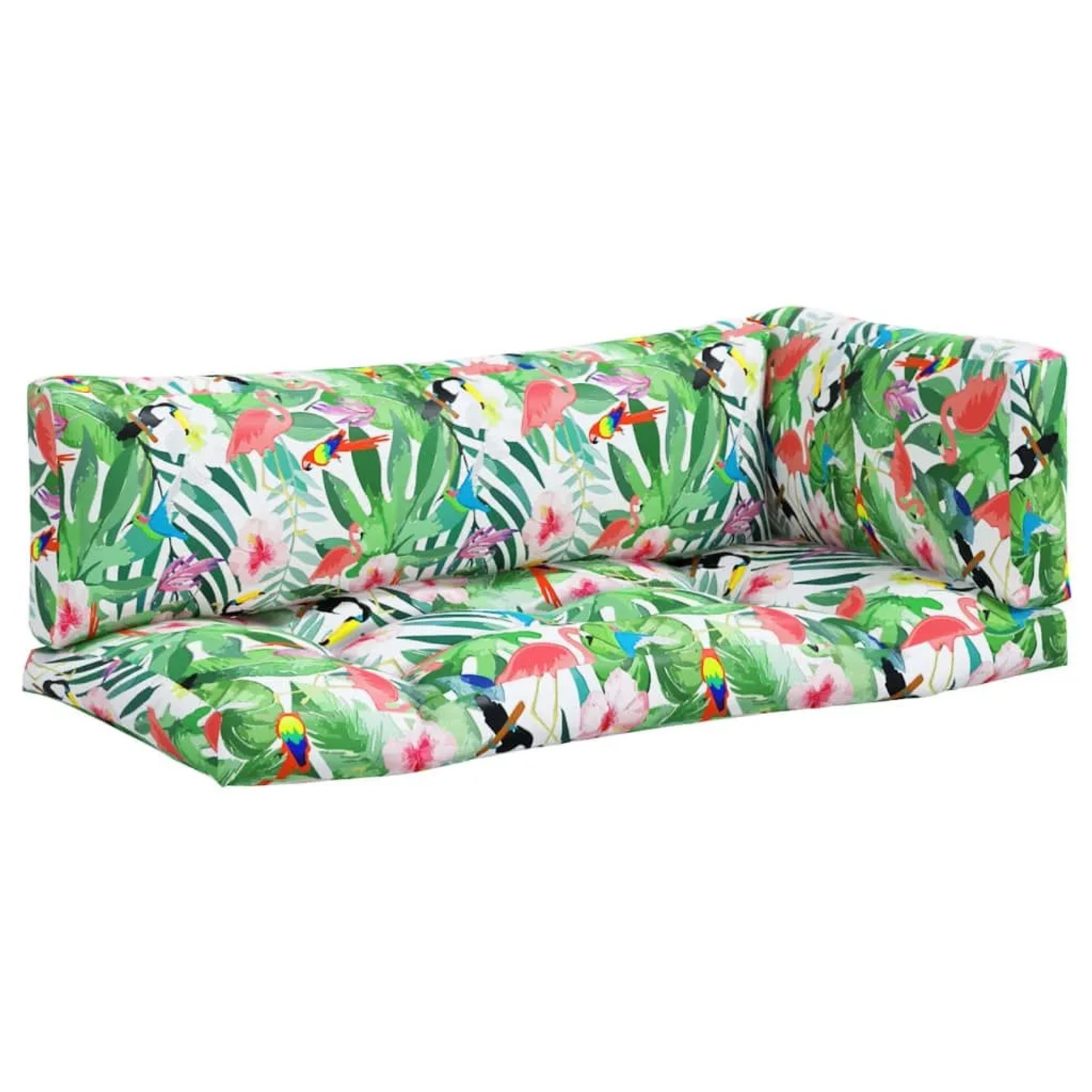 vidaXL Palettenkissen 3 Stk Mehrfarbig Oxford-Gewebe 360961