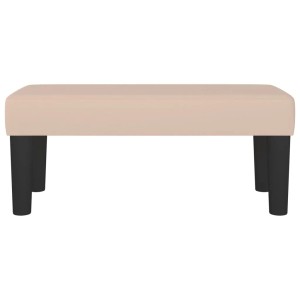 vidaXL Sitzbank Cappuccino-Braun 70x30x30 cm Kunstleder 346637