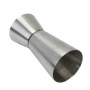 Edelstahl Jigger Cocktail Messbecher 20/40 ml für präzise Dosierung von Zutaten. Ideal für Barkeeper & Hobby-Mixer.