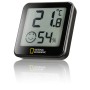 National Geographic Thermo-Hygrometer Tempy, 4er Set, zeigt Temperatur, Luftfeuchtigkeit und Raumklima an.