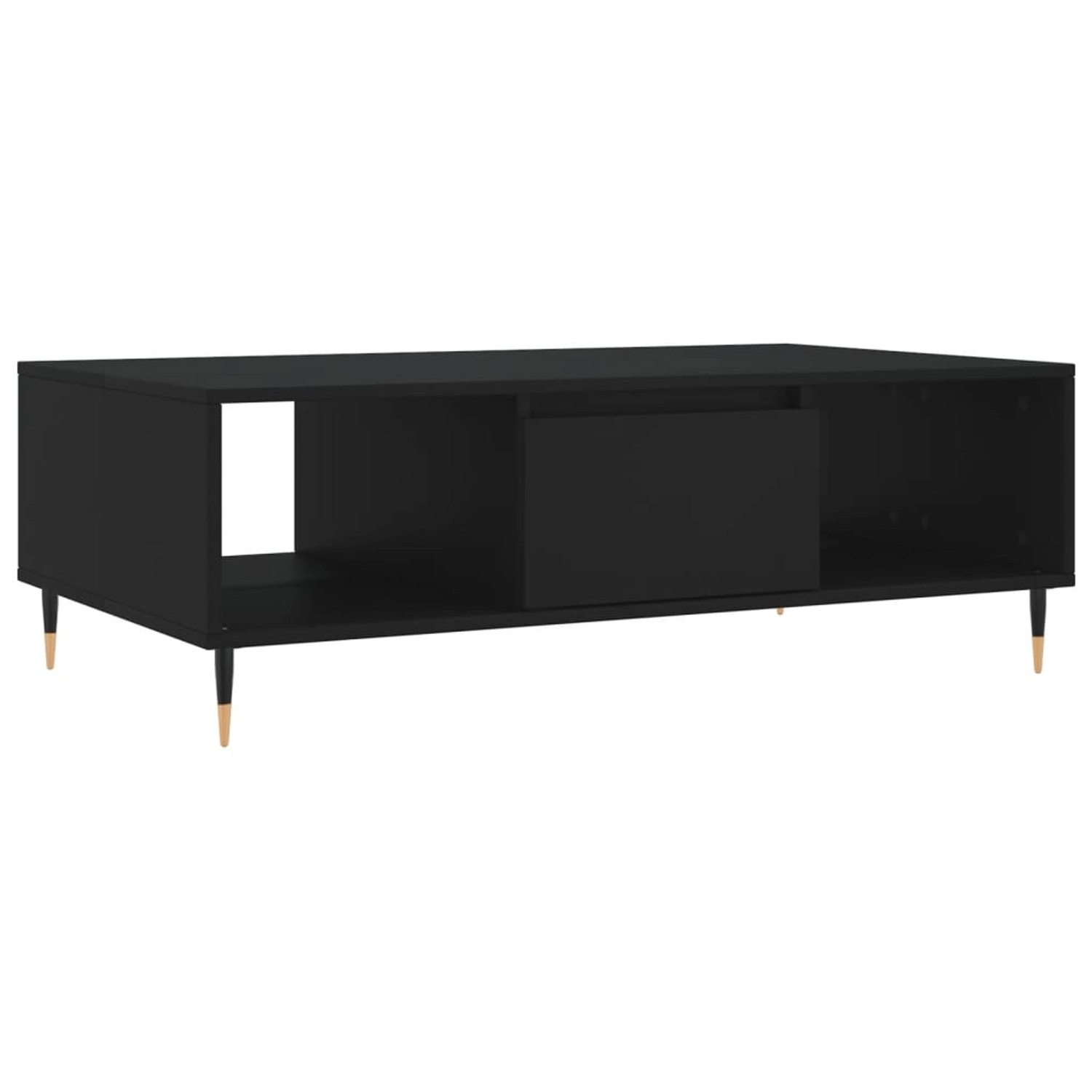 vidaXL Couchtisch Schwarz 104x60x35 cm Holzwerkstoff günstig online kaufen