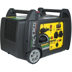 Champion Stromerzeuger Inverter DualFuel Benzin-Generator mit 4,4 PS und Rädern.