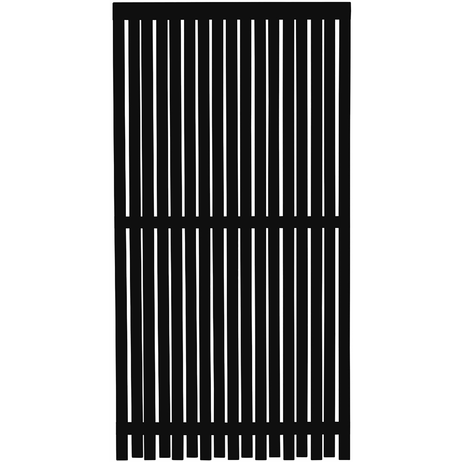 Sichtschutzzaun Nagano Nadelholz Schwarz 90 cm x 180 cm günstig online kaufen