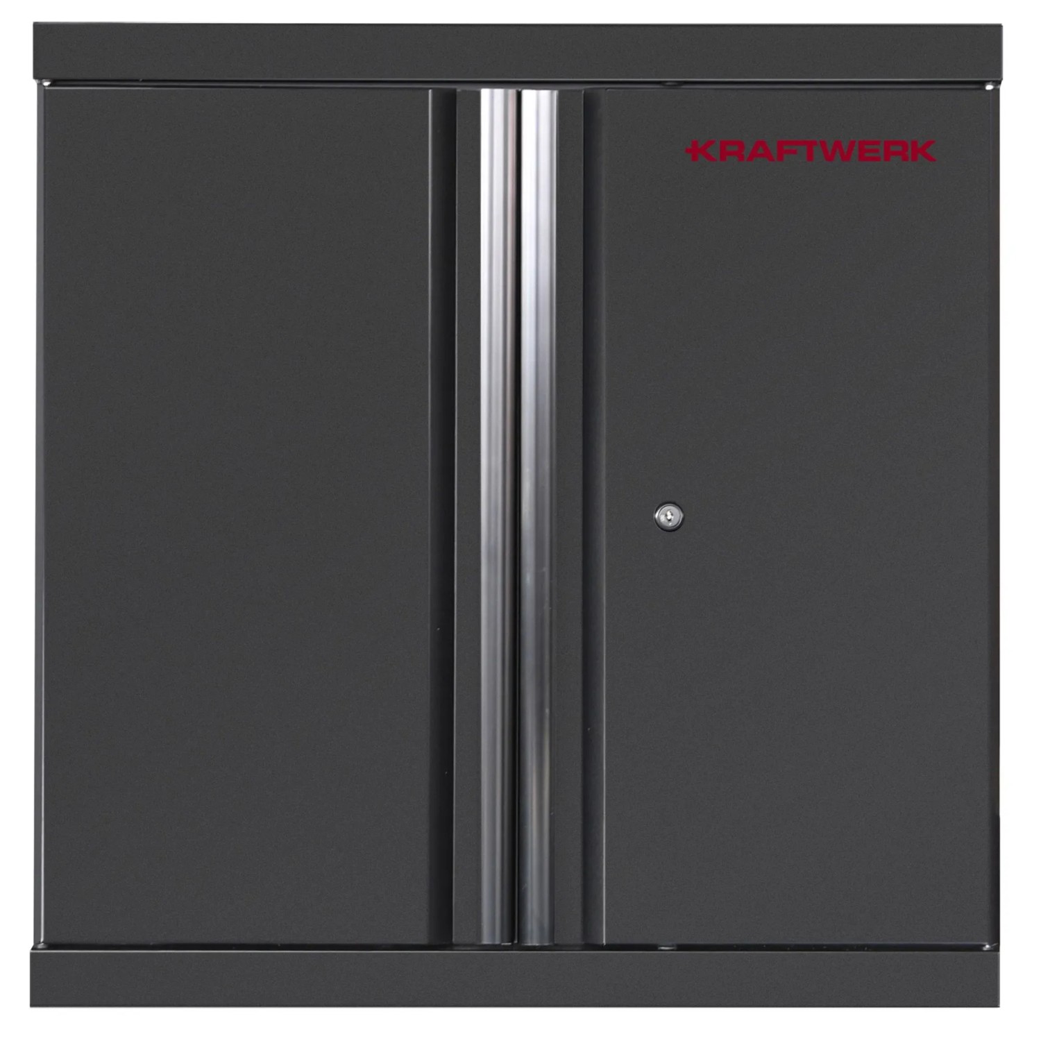 Kraftwerk Wandschrank 2-türig Silber-Schwarz 91 cm