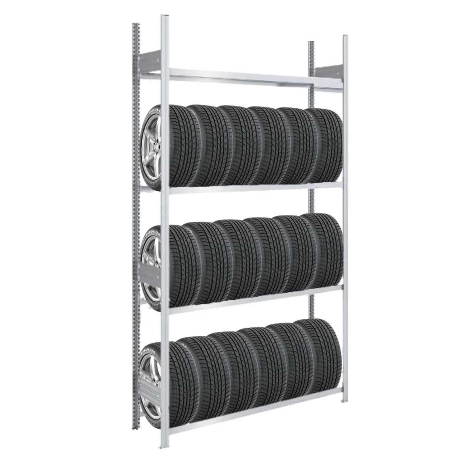 PROREGAL Reifenregal Tire Pro Made In Germany HxBxT 250 x 130 x 43 cm 4 Ebe günstig online kaufen