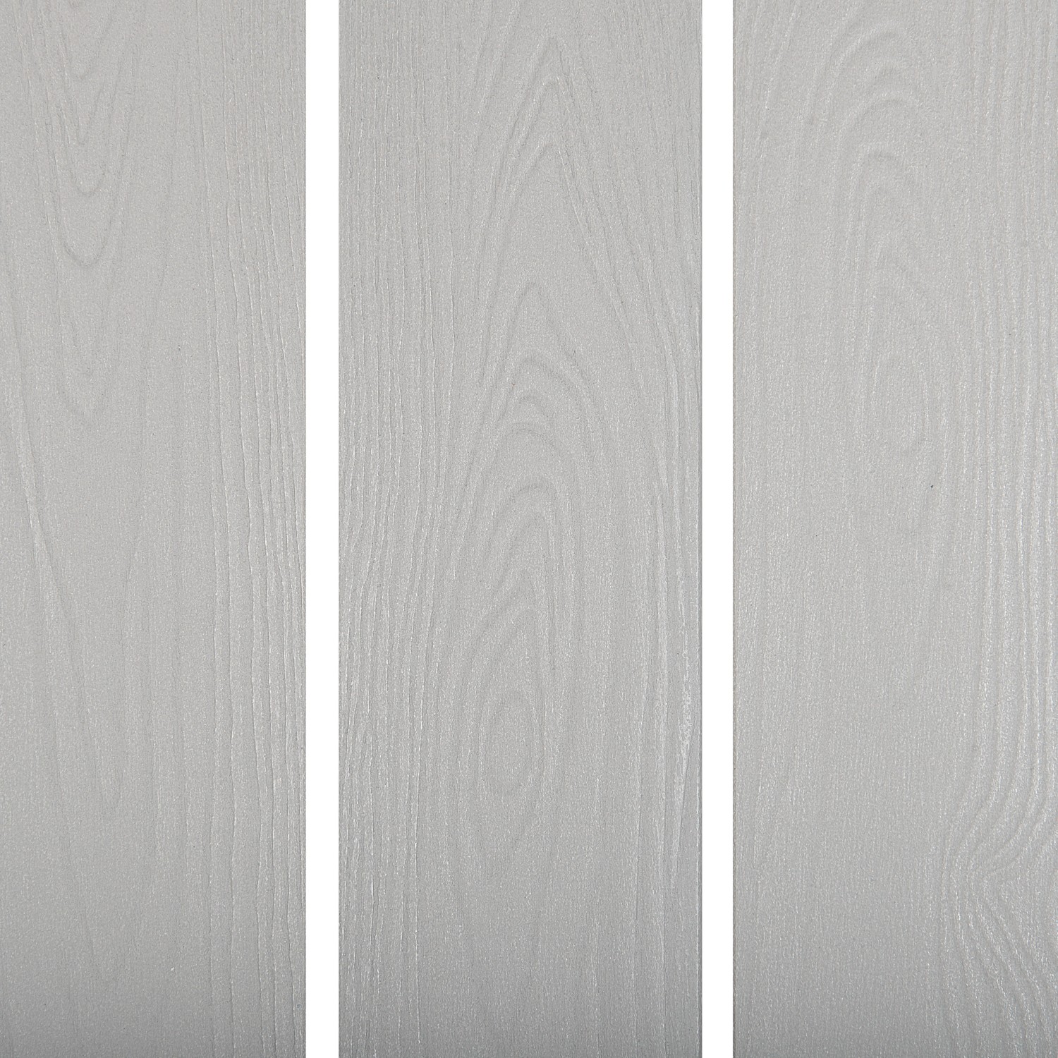 Detailaufnahme: Grauer Beliani Schaukelstuhl mit Holzmaserung für den Garten.