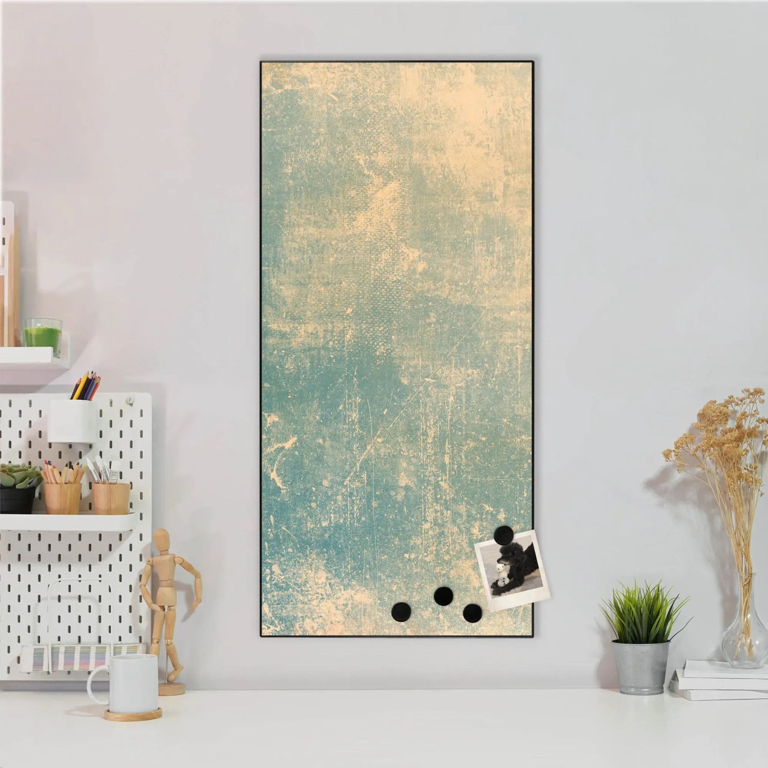 banjado Magnettafel aus Glas, mit Motiv Himmelblau, (gehärtetets Glas, Glasmagnettafel), Magnetboard banjado Magnettafel aus Glas, mit Motiv Himmelblau, (gehärtetets Glas, Glasmagnettafel), Magnetboard