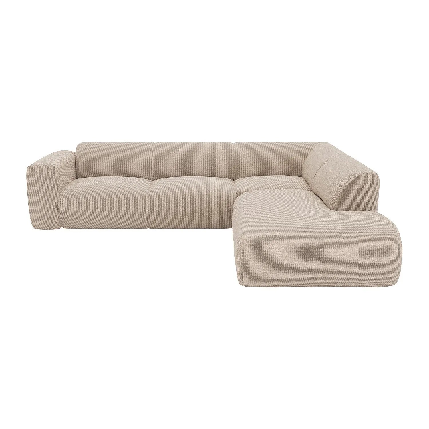 Vente-unique Sofa Ohne Schlafmöglichkeit Pogni Beige 269 cm