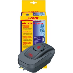 Sera Air 275 R Plus Aquarium-Luftpumpe, geräuscharm, für Aquarien und Gartenteiche.
