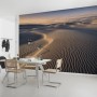 Vlies Fototapete Glowing Lines (450x280 cm) mit Wüstenmotiv im Raum.