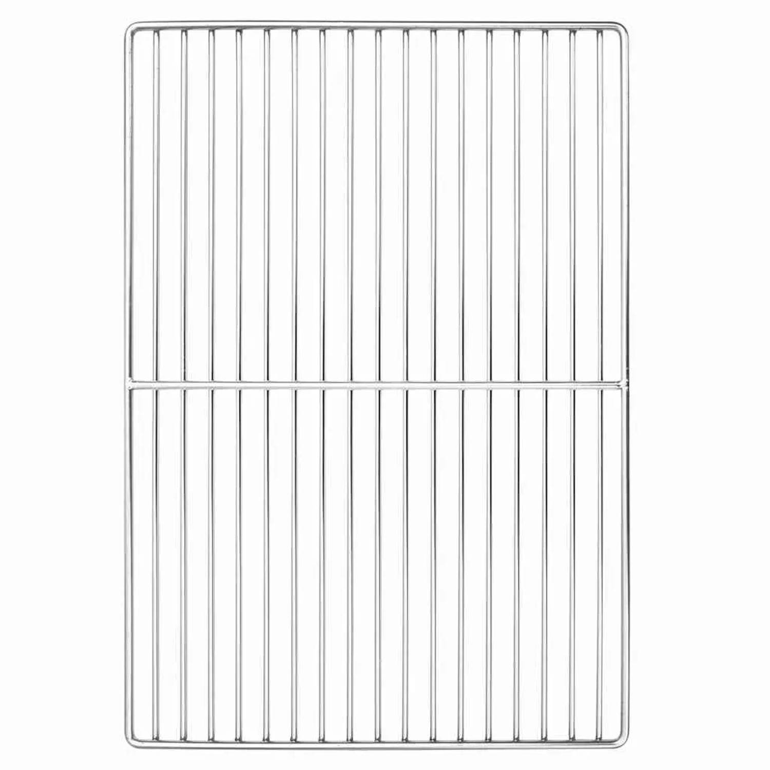 vidaXL Grillrost Silber 47 x 32,5 cm Edelstahl 42008313