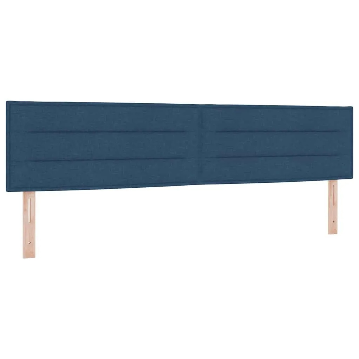 vidaXL Kopfteil mit Kopfteil Blau 200 cm Kunstleder 42007040