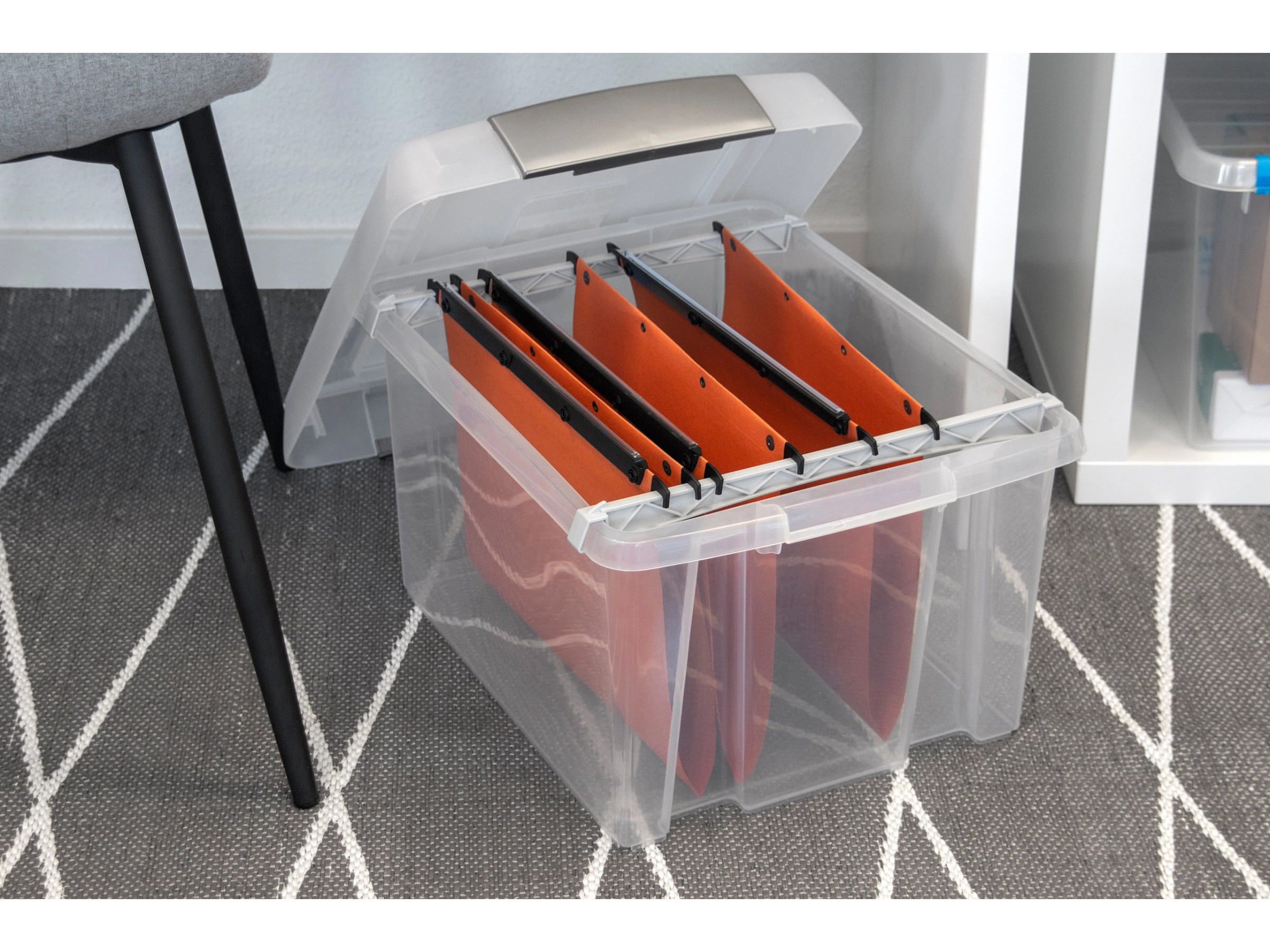 Sortiment Aufbewahrungsboxen „IN-Box“ Größe XS (75er) Und S (60er) – Mit Wandhalterung