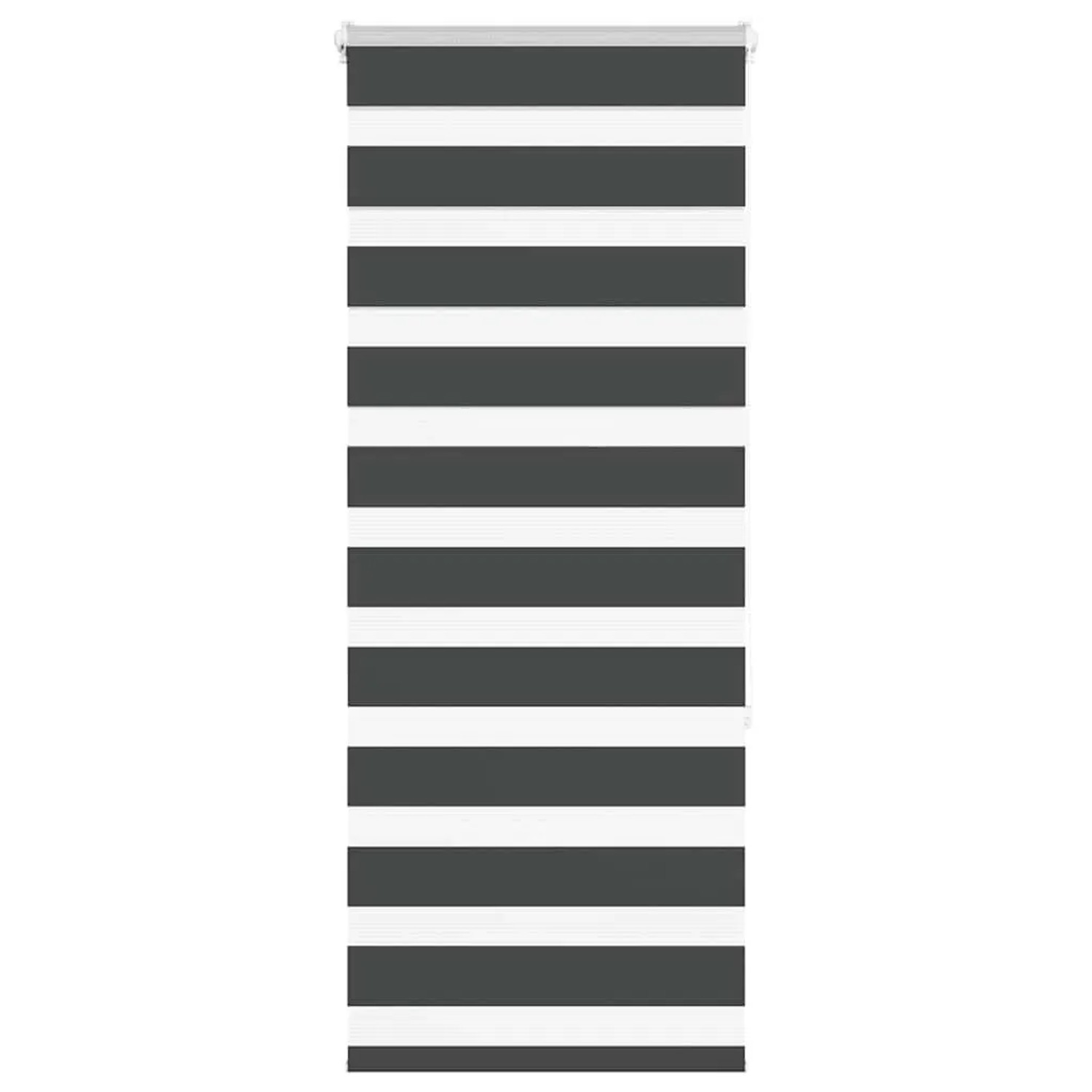 vidaXL Doppelrollo Schwarz 55x150 cm Stoffbreite 50,9 cm Polyester 4014226 günstig online kaufen