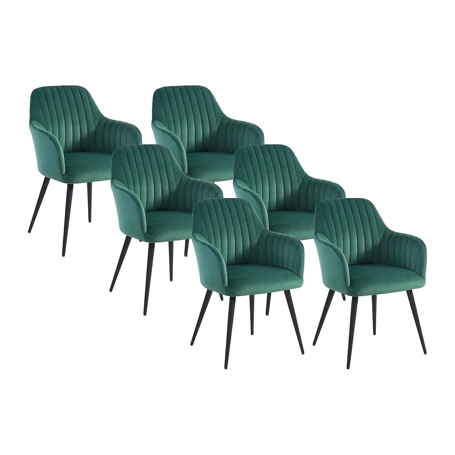 Vente-unique Stuhl Eleana Smaragdgrün 58 cm