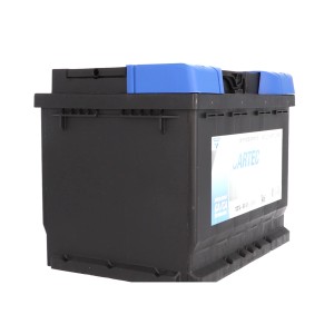 Cartec Starterbatterie Power SLI 60 Ah, 190 mm, mit blauen Details. Für zuverlässige Startkraft im Auto.
