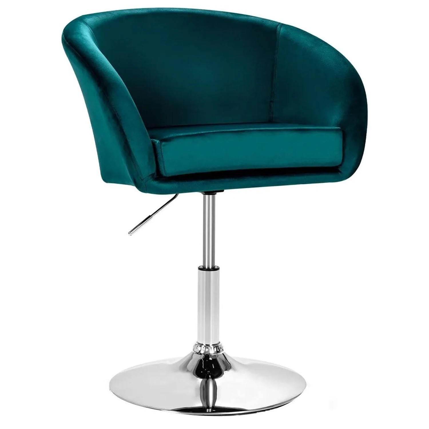 Costway Akzentstuhl Höhenverstellbarer 360° Drehbar Bis 120 kg Grün