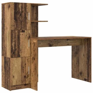 vidaXL Schreibtisch 2-Tlg Altholz 3337295