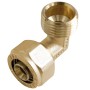Kirchhoff Winkel 90° Klemmfitting aus Messing, 26 mm x 33,3 mm (1 AG) für MSVR Blank.