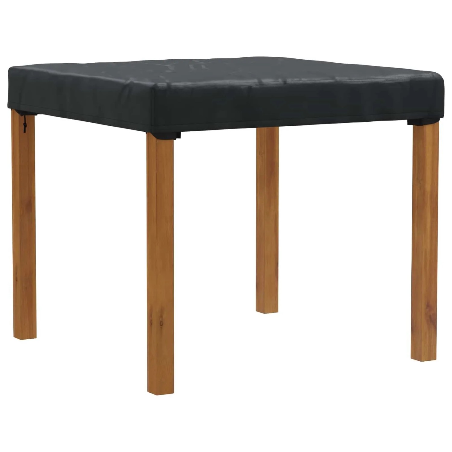 vidaXL Tischdecken Uni Schwarz 102 x 102 x 15 cm Stoff 4106083_3