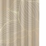 SANILO Duschvorhang Hosta, 180x200 cm, beige mit goldenem Blattmuster.