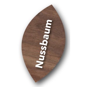 Farbmuster der Ultra Nature BIO Lacklasur in Nussbaum Dunkel.