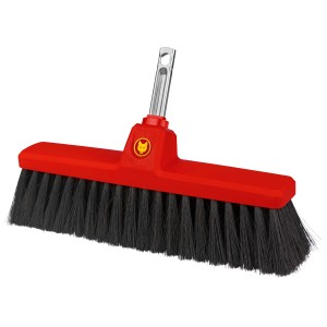 Wolf-Garten Feinhaarbesen multi-star mit roten Borstenkopf und schwarzen Borsten.