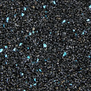 Terralith Buntsteinputz Mosaikputz, 2mm, blau-schwarz. Effektputz für Innen & Außen.