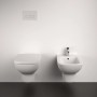 Ideal Standard WC-Paket I.Life A, spülrandlos, mit WC-Sitz in Alpin Weiß.